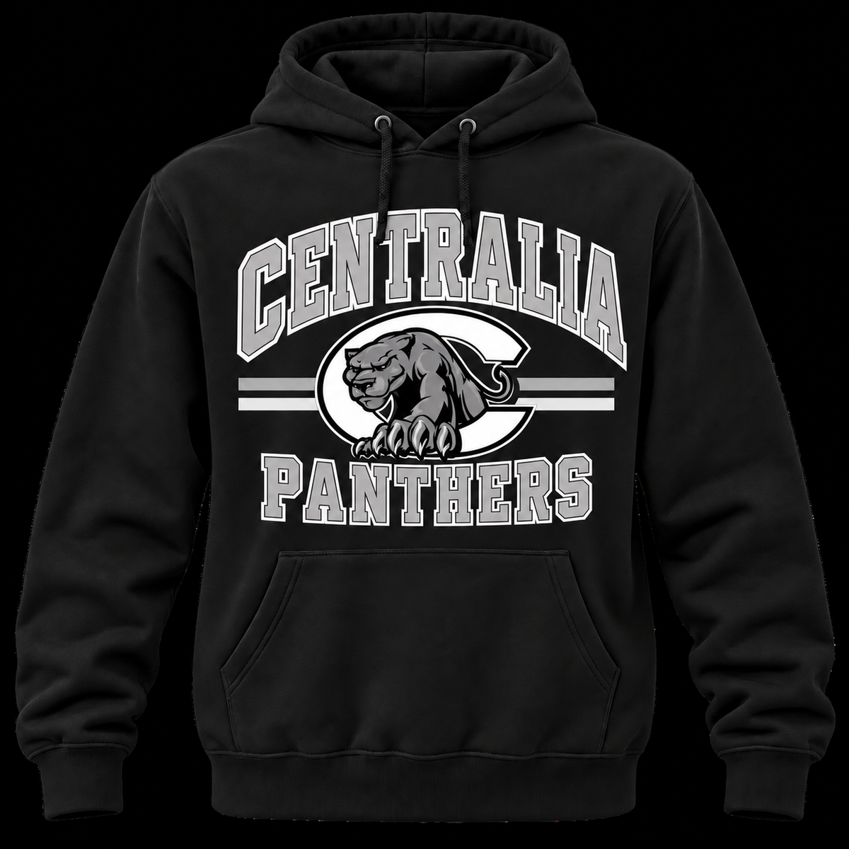 Centralia Panthers — Varsity Stripe Hoodie