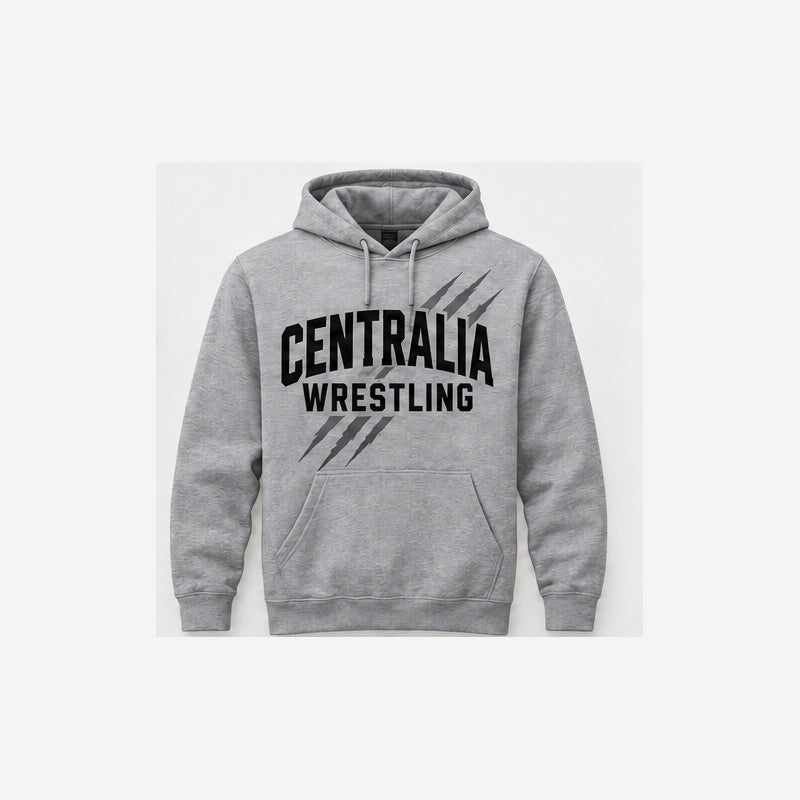 Centralia Wrestling Claw Hoodie