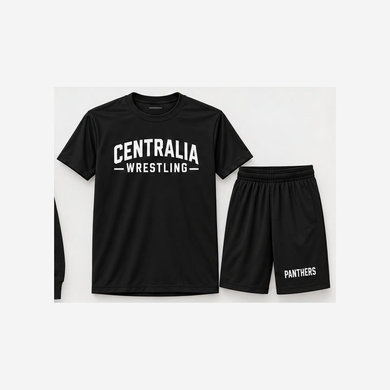 Centralia Wrestling Warmup Shirt & Shorts Set