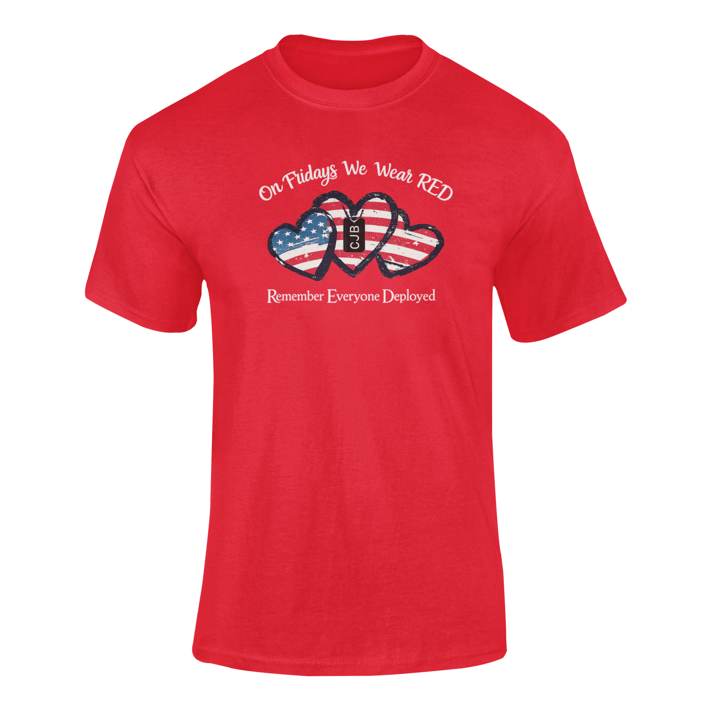 R.e.d hearts soft-style t shirt