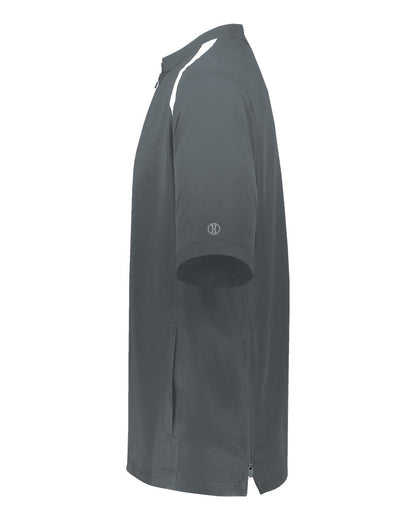 M and M Fence Men's Clubhouse Short Sleeve Quarter-Zip Pullover