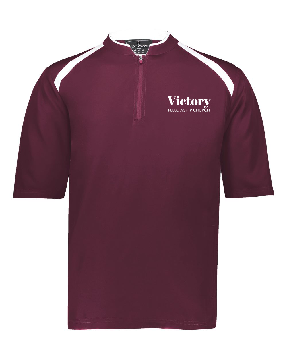 Victory Fellowship Church Men's Clubhouse Short Sleeve Quarter-Zip Pullover