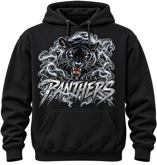 Black Centralia Panthers Smoke Hoodie