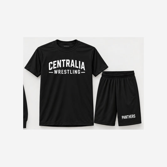 Centralia Wrestling Warmup Shirt & Shorts Set