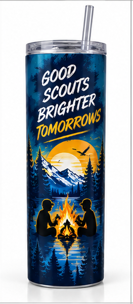 Good Scouts Brighter Tomorrows tumbler