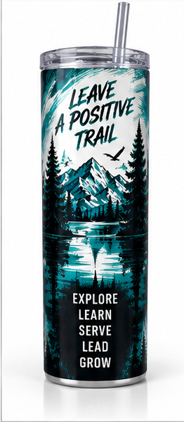Leave a Positive Trail tumbler