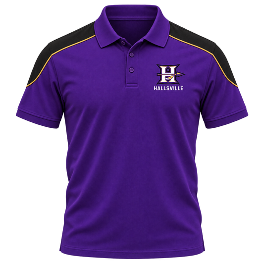 Hallsville Indians — Chest Logo Polo