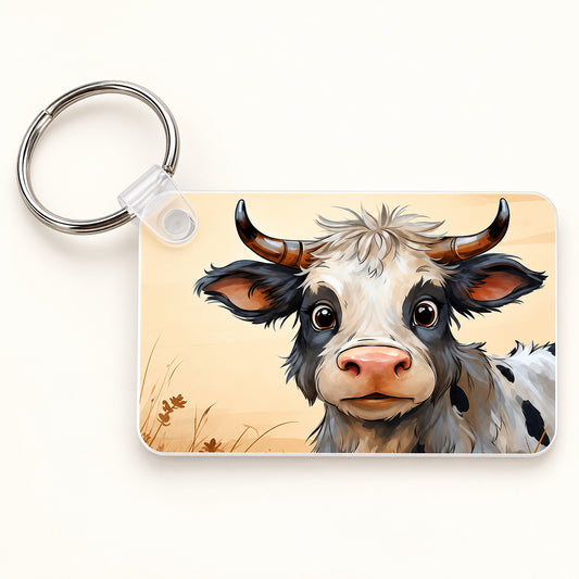 Cute Cow keychain