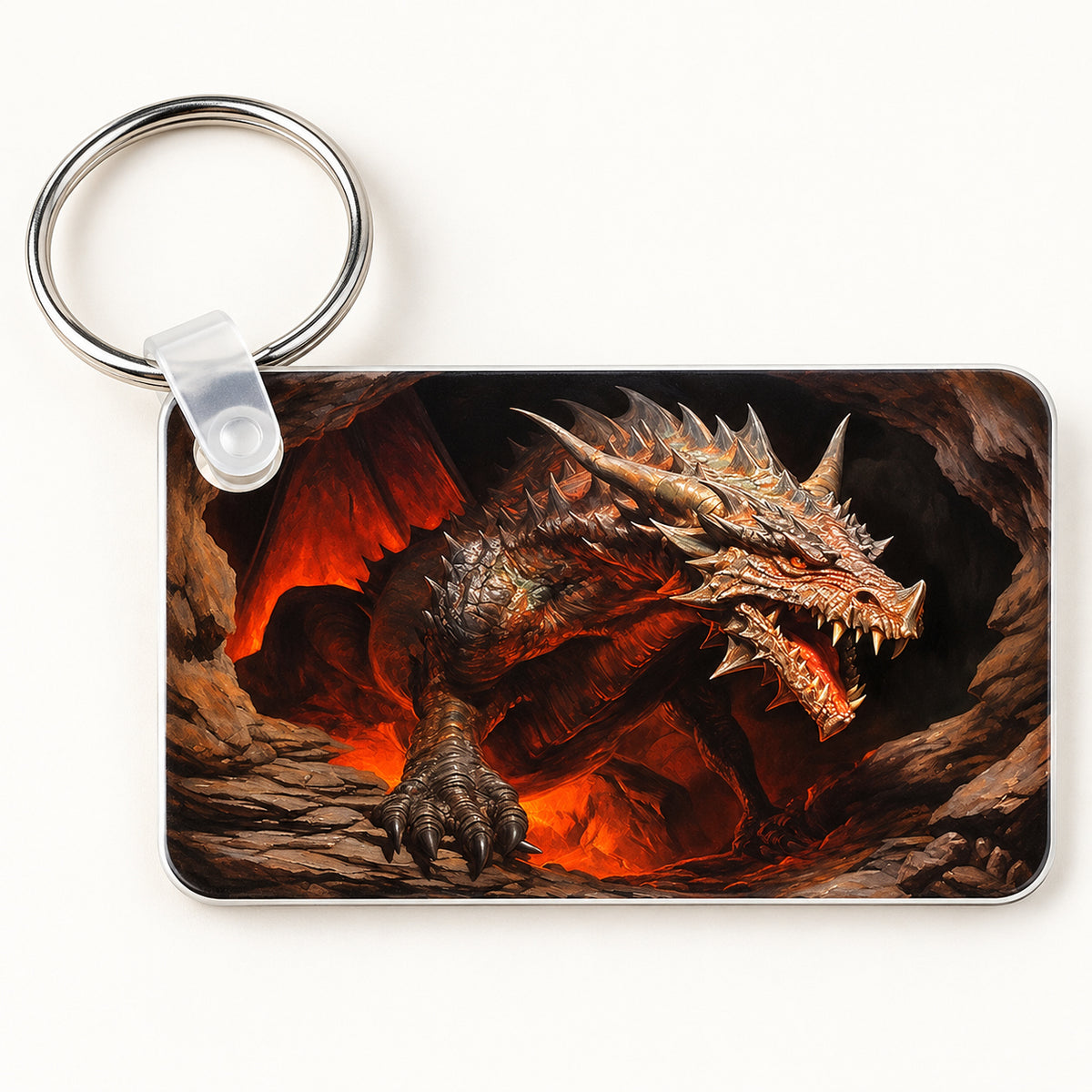 Fire Dragon keychain