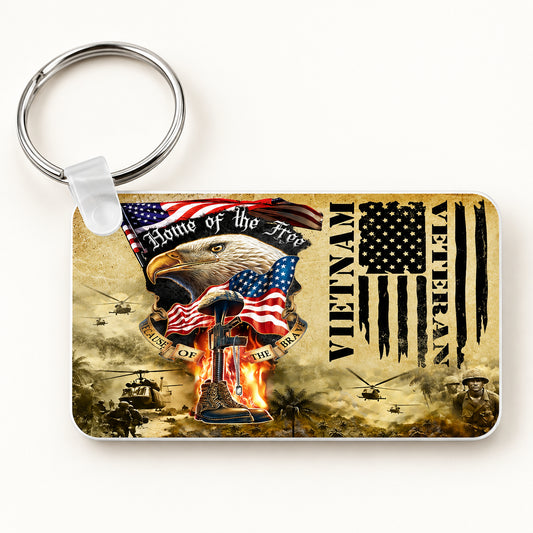 Vietnam Veteran keychain