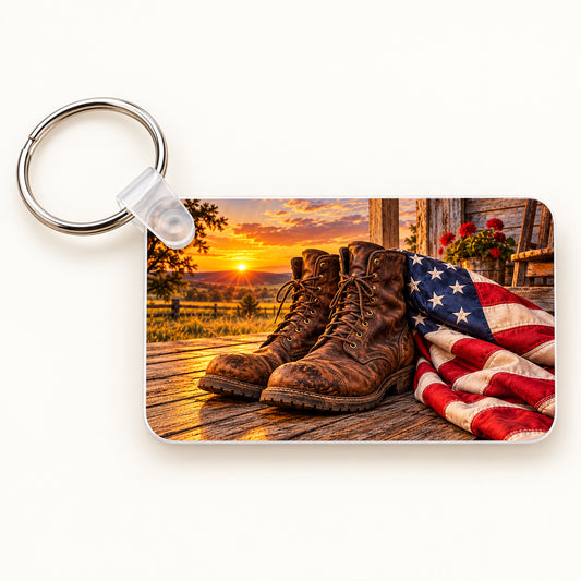 Boots Flag keychain