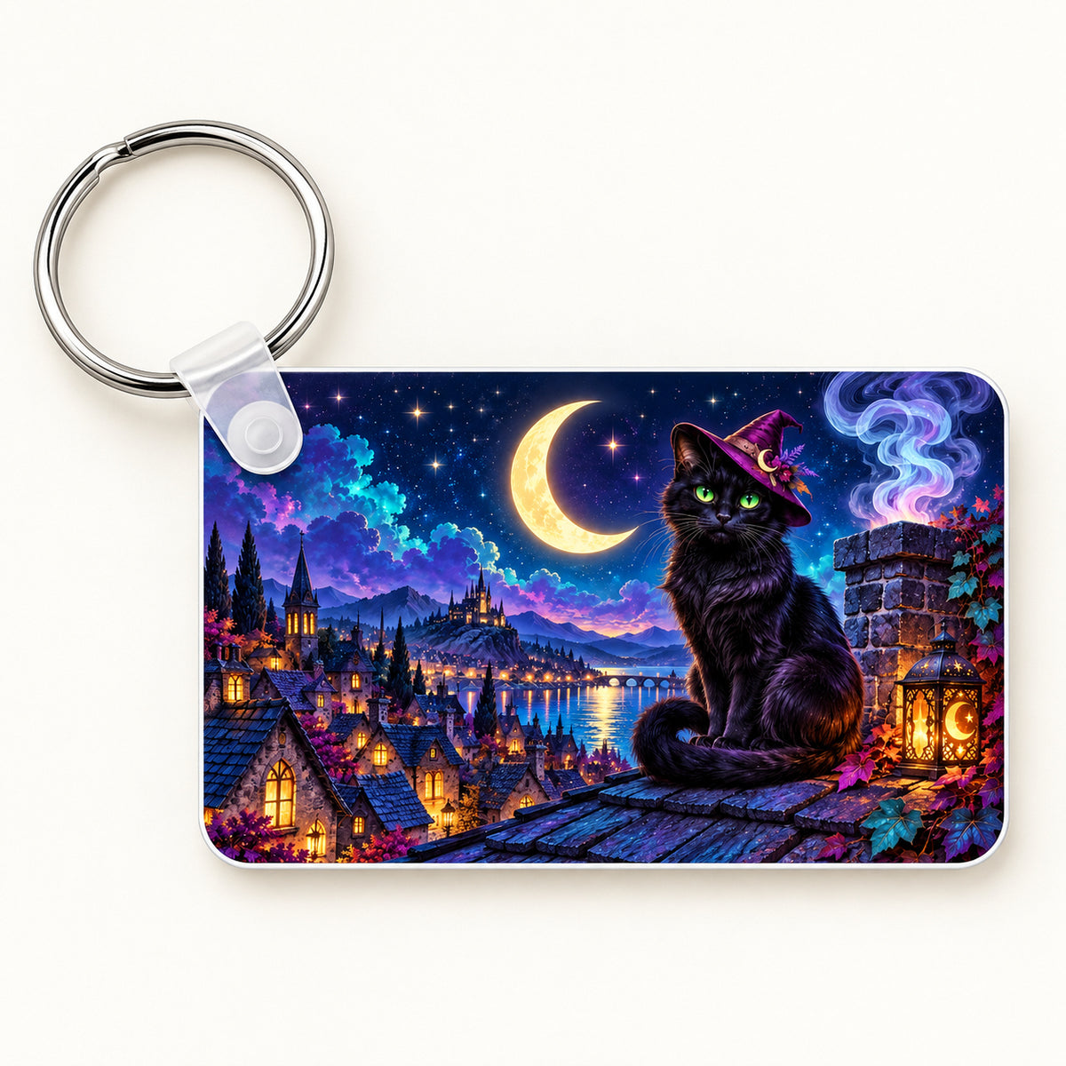 Witch Cat keychain