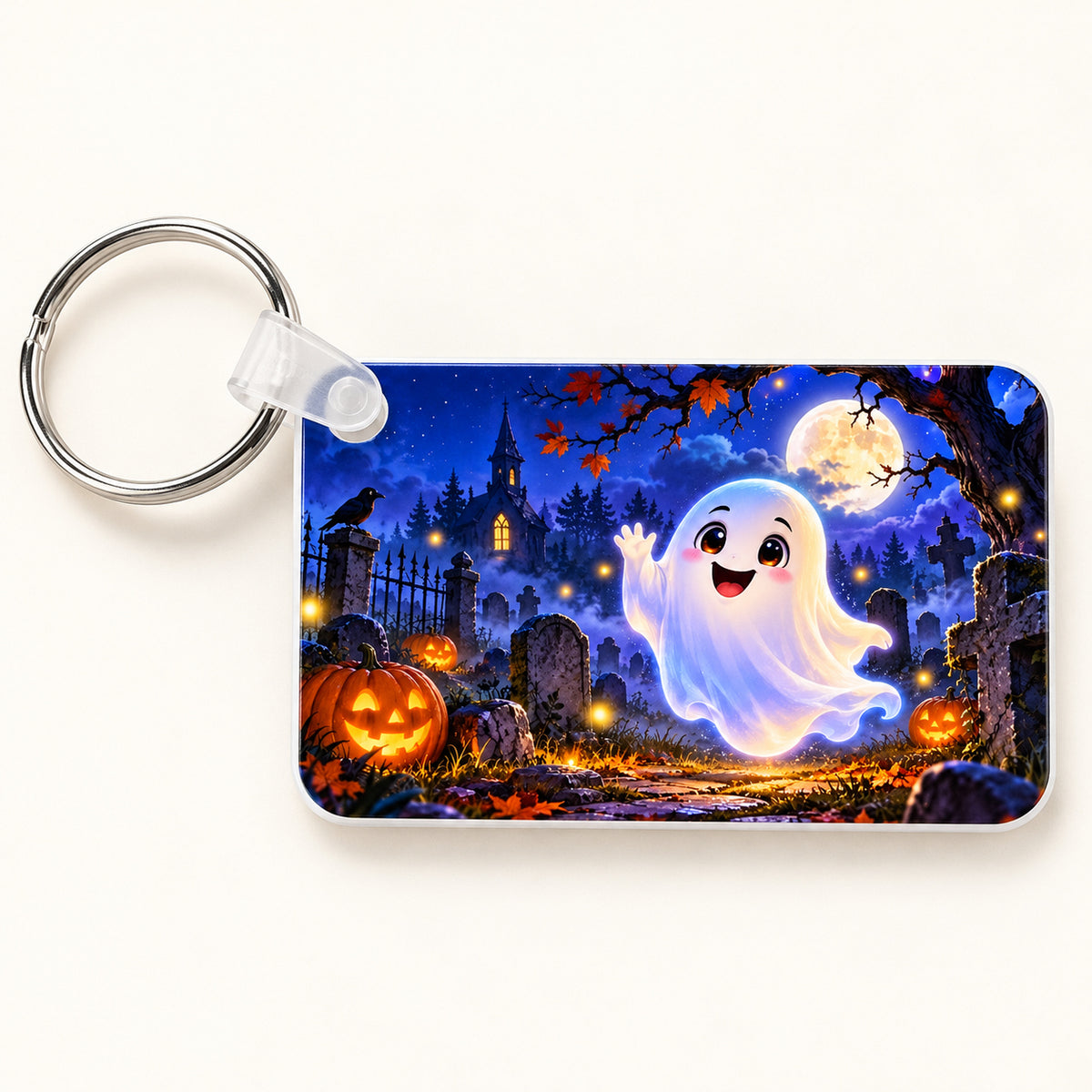 Cute Ghost keychain
