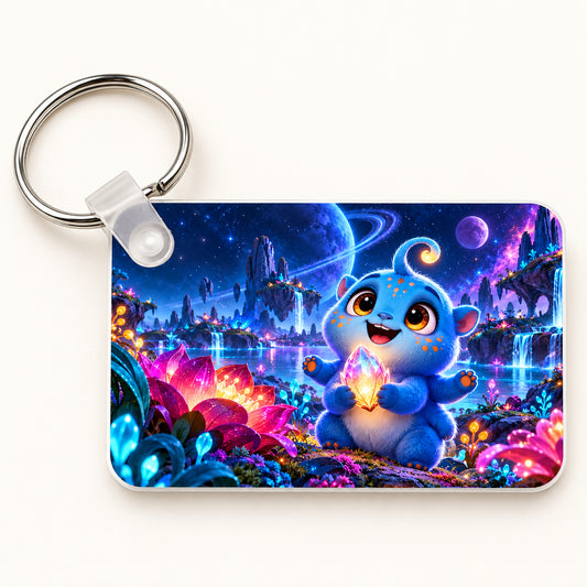 Blue Fantasy Creature keychain