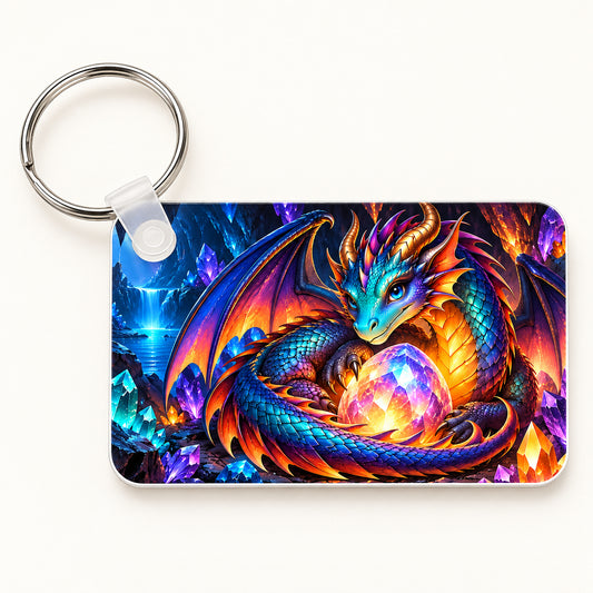 Crystal Dragon keychain