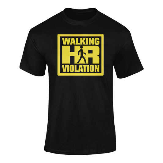 Walking HR Violation soft-style t shirt