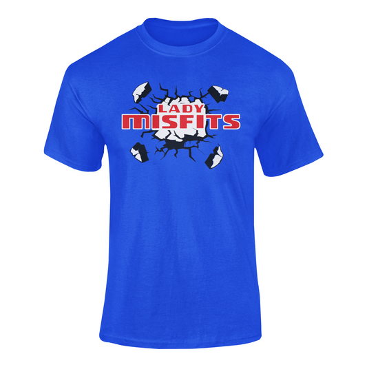 Lady Misfits soft-style t shirt Blue
