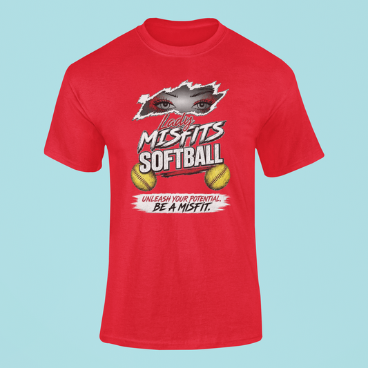 Be a Misfits soft-style t shirt red