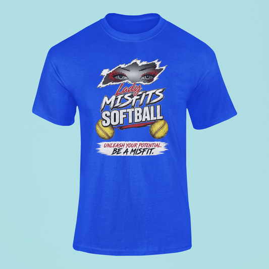 Be a Misfits soft-style t shirt blue