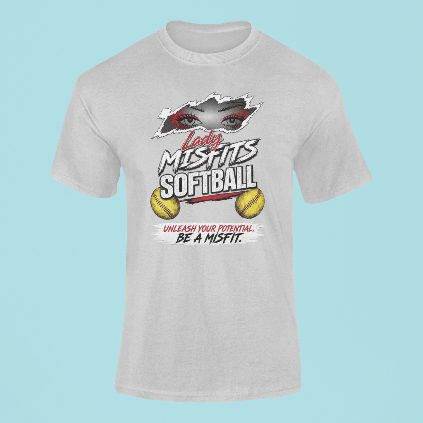 Be a Misfits soft-style t shirt Grey