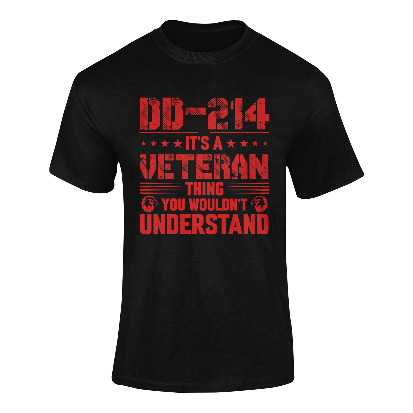 It's a Veteran Thing soft-style t shirt- Red