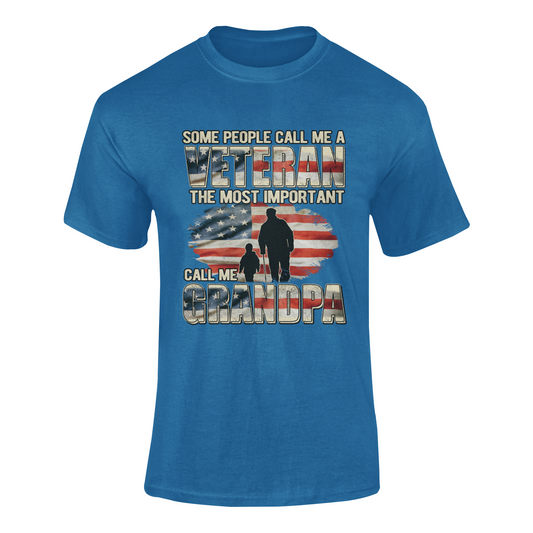 Grandpa Veteran soft-style t shirt
