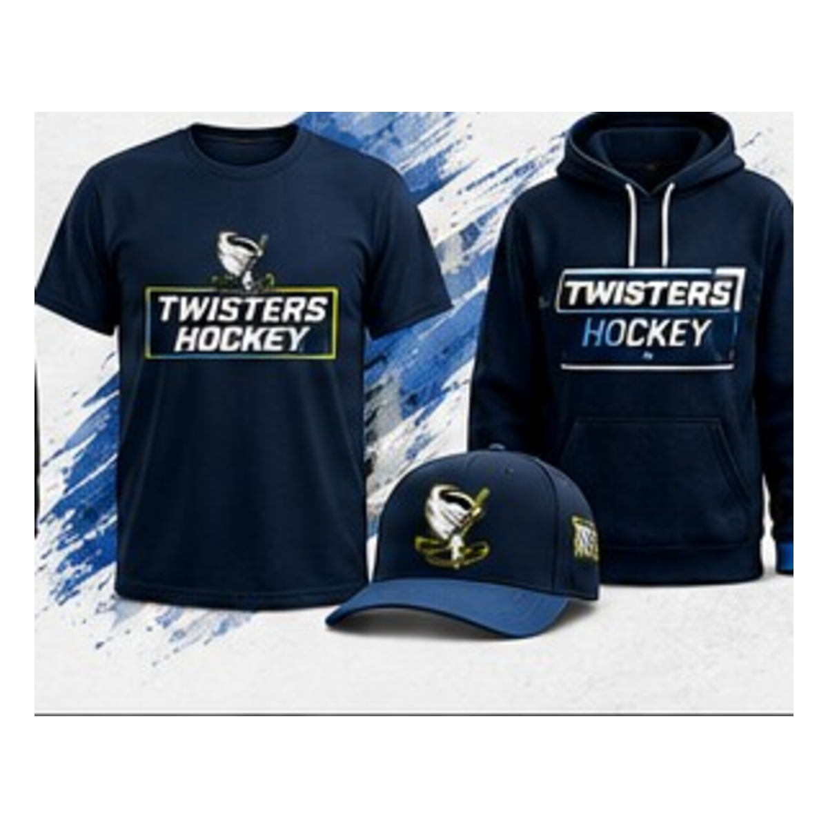 Twisters Navy / Blue T-shirt, hoodie and hat fanwear