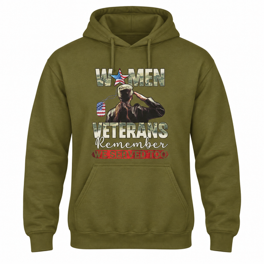 Remember We Served Too Gildan Softstyle Hoodie