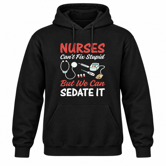 Cant Fix Stupid Gildan Softstyle Hoodie