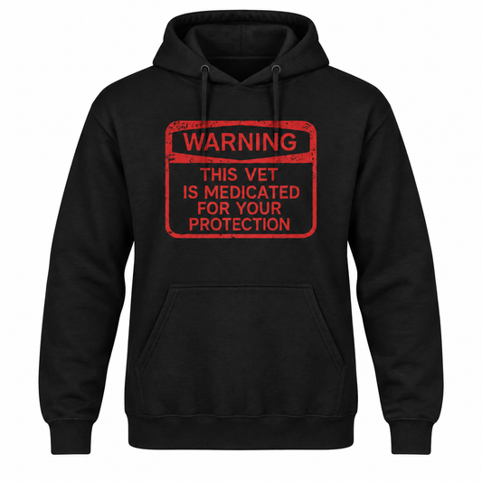 Medicated for your safety Gildan Softstyle Hoodie