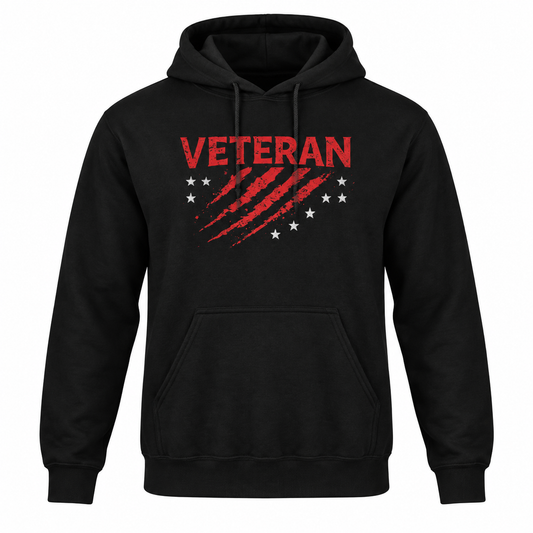 Veteran flag Gildan Softstyle Hoodie