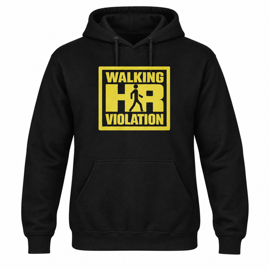 Walking HR Violation Gildan Softstyle Hoodie