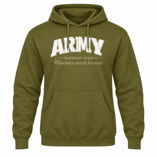 even marines need heroes Gildan Softstyle Hoodie