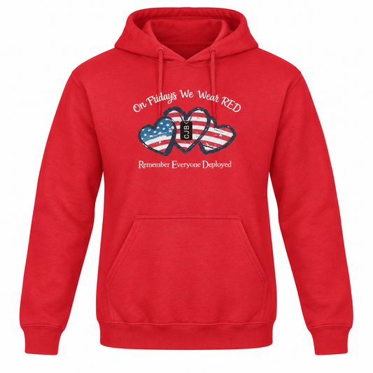 R.e.d hearts Gildan Softstyle Hoodie