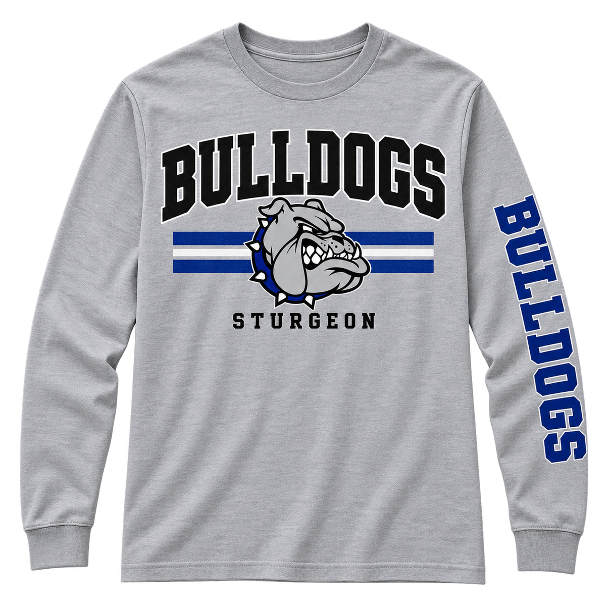 Sturgeon Bulldogs — Varsity Stripe Long Sleeve