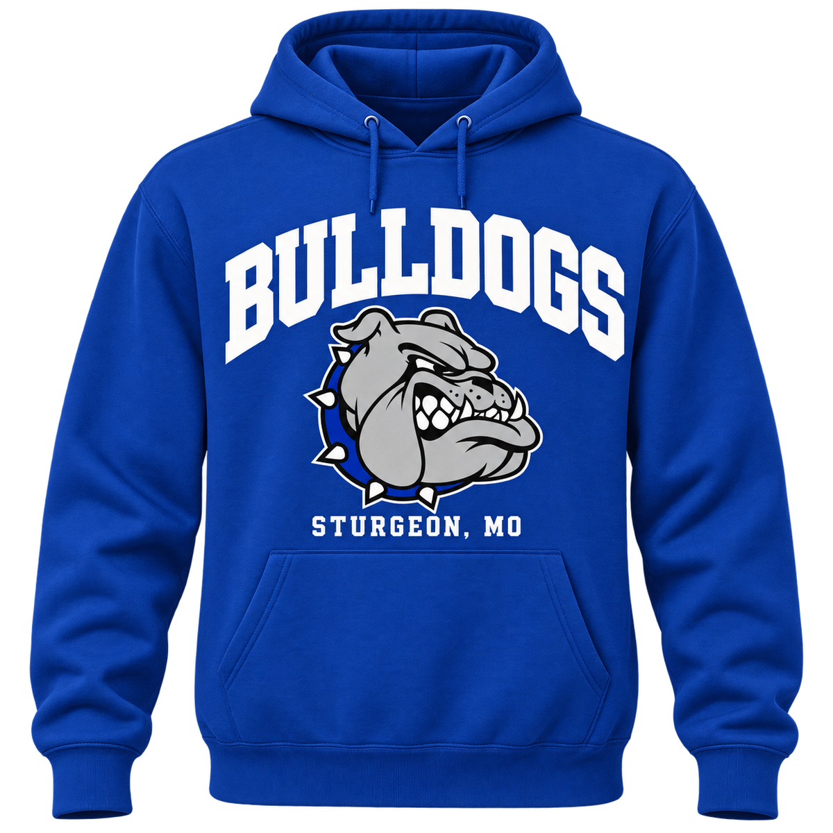 Sturgeon Bulldogs — Royal Blue Pullover Hoodie