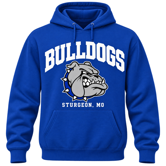 Sturgeon Bulldogs — Royal Blue Pullover Hoodie