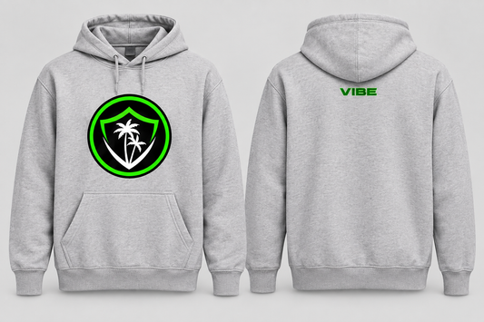 VIBE Ring Runner Hoodie front and back
