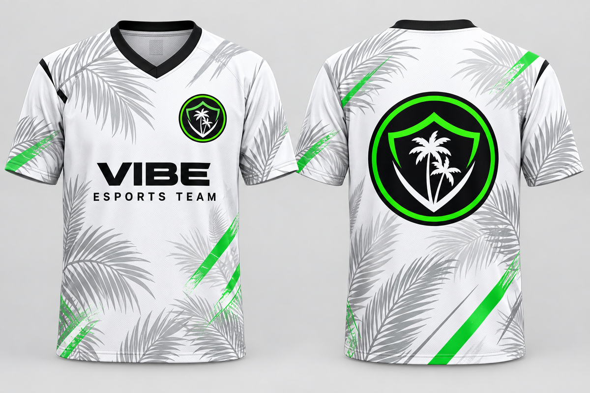 VIBE Arctic All-Over Sublimation Jersey front and back