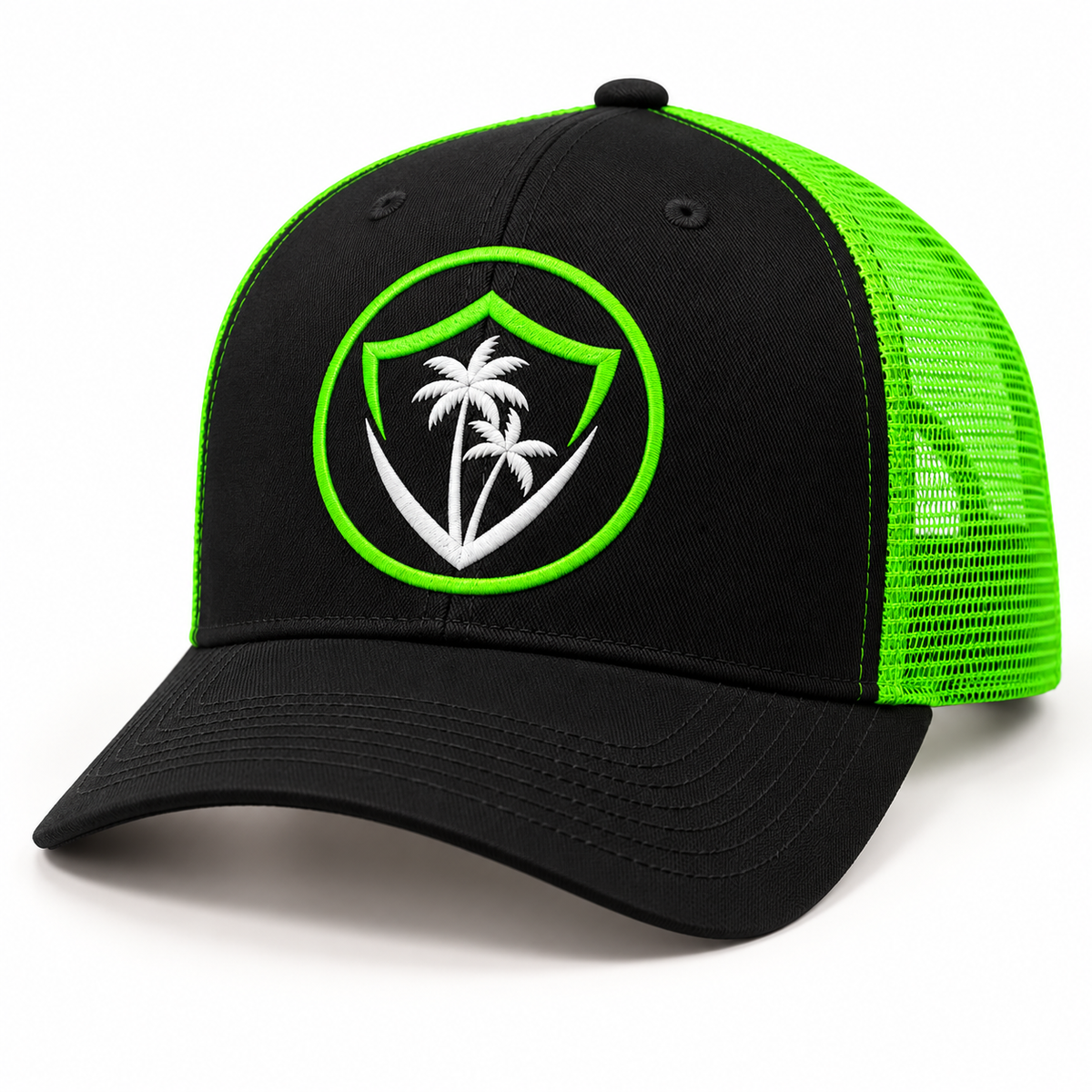 VIBE circle logo trucker hat