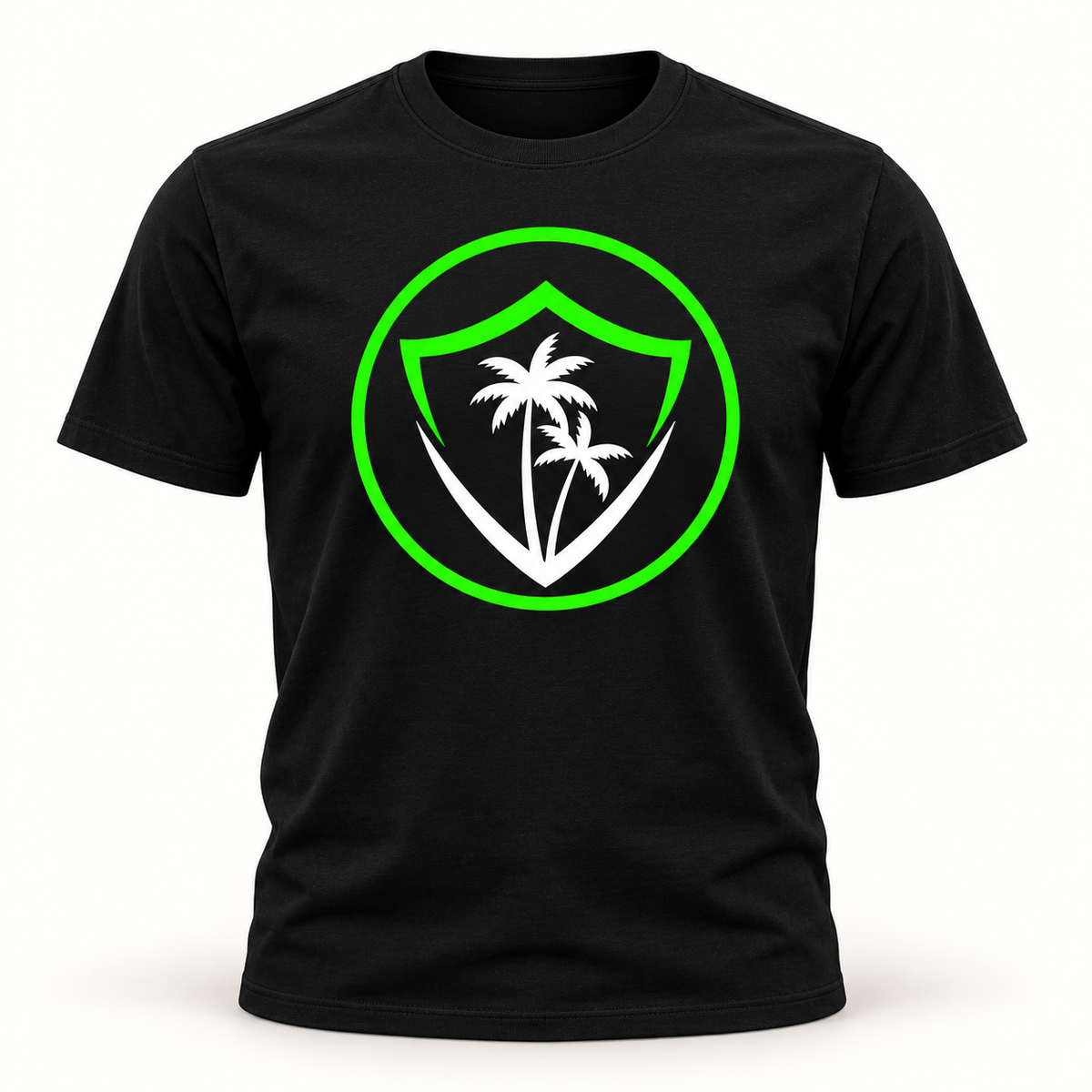 VIBE circle logo black T-shirt