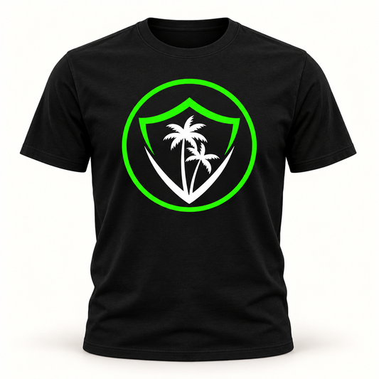 VIBE circle logo black T-shirt